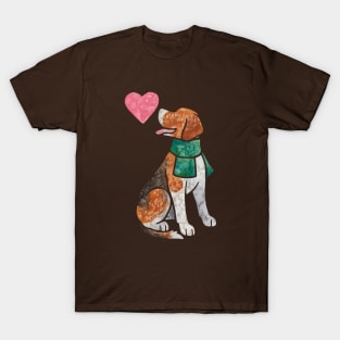 Foxhound watercolour T-Shirt